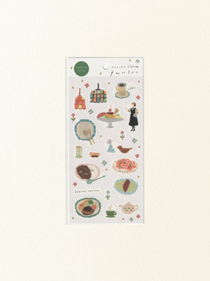 Miki Tamura Washi Sticker Sheet: Parlor