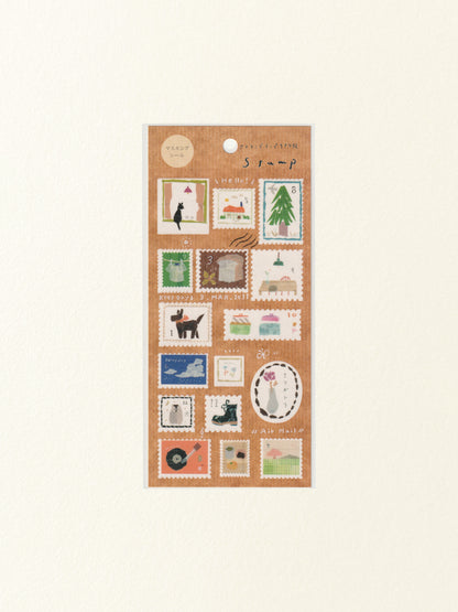 Miki Tamura Washi Sticker Sheet: Stamp