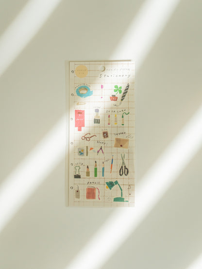 Miki Tamura Washi Sticker Sheet: Stationery