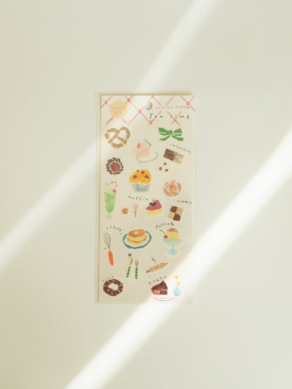 Miki Tamura Washi Sticker Sheet: Tea Time
