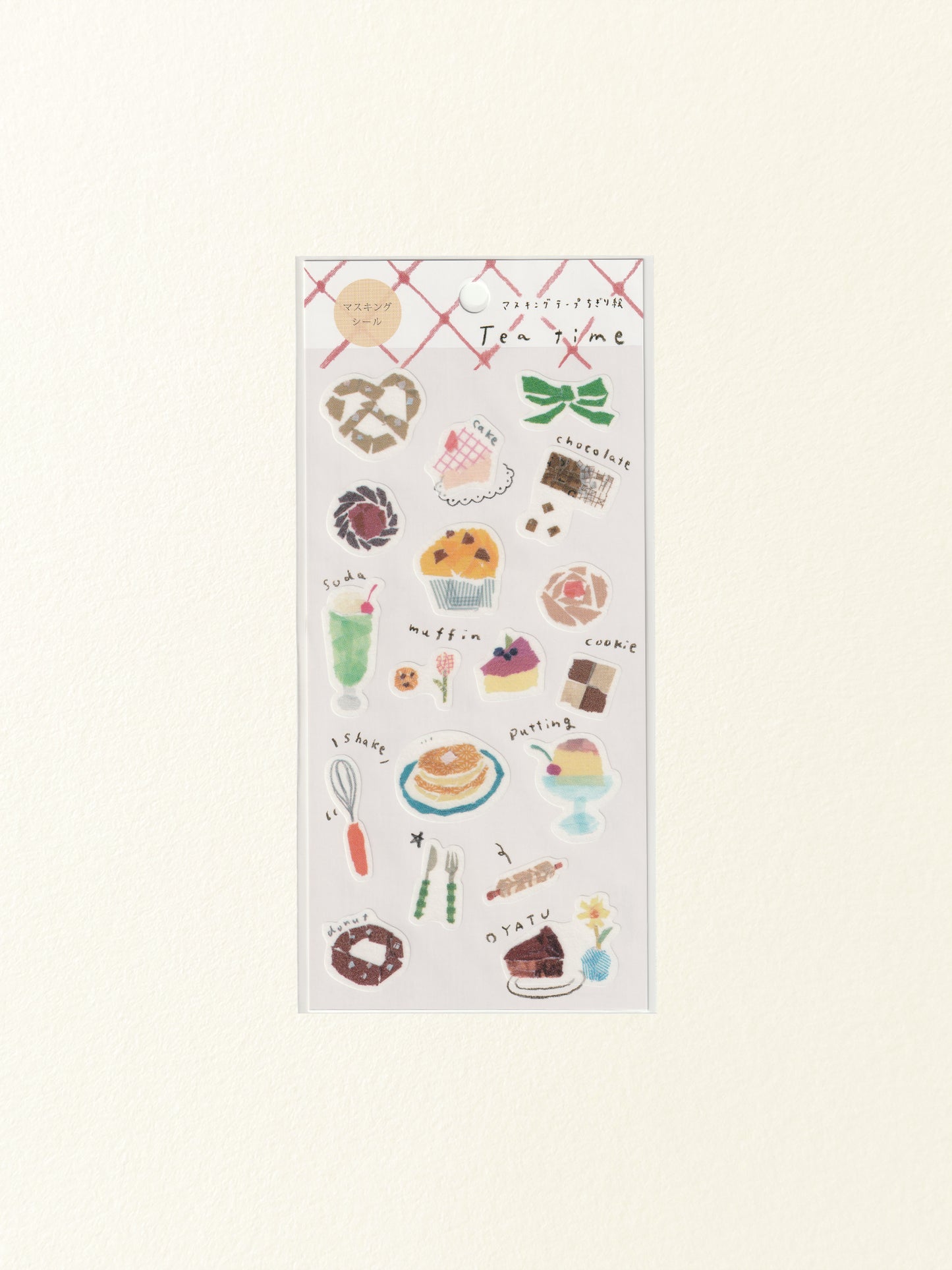 Miki Tamura Washi Sticker Sheet: Tea Time
