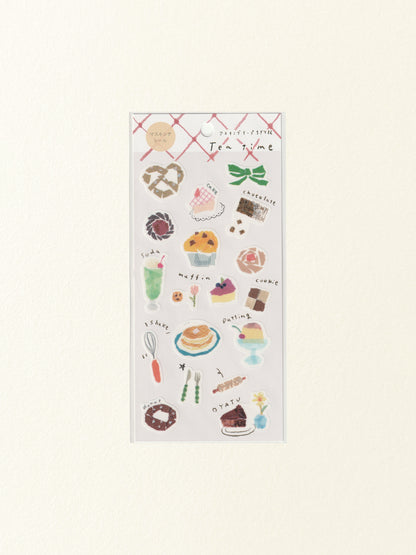 Miki Tamura Washi Sticker Sheet: Tea Time
