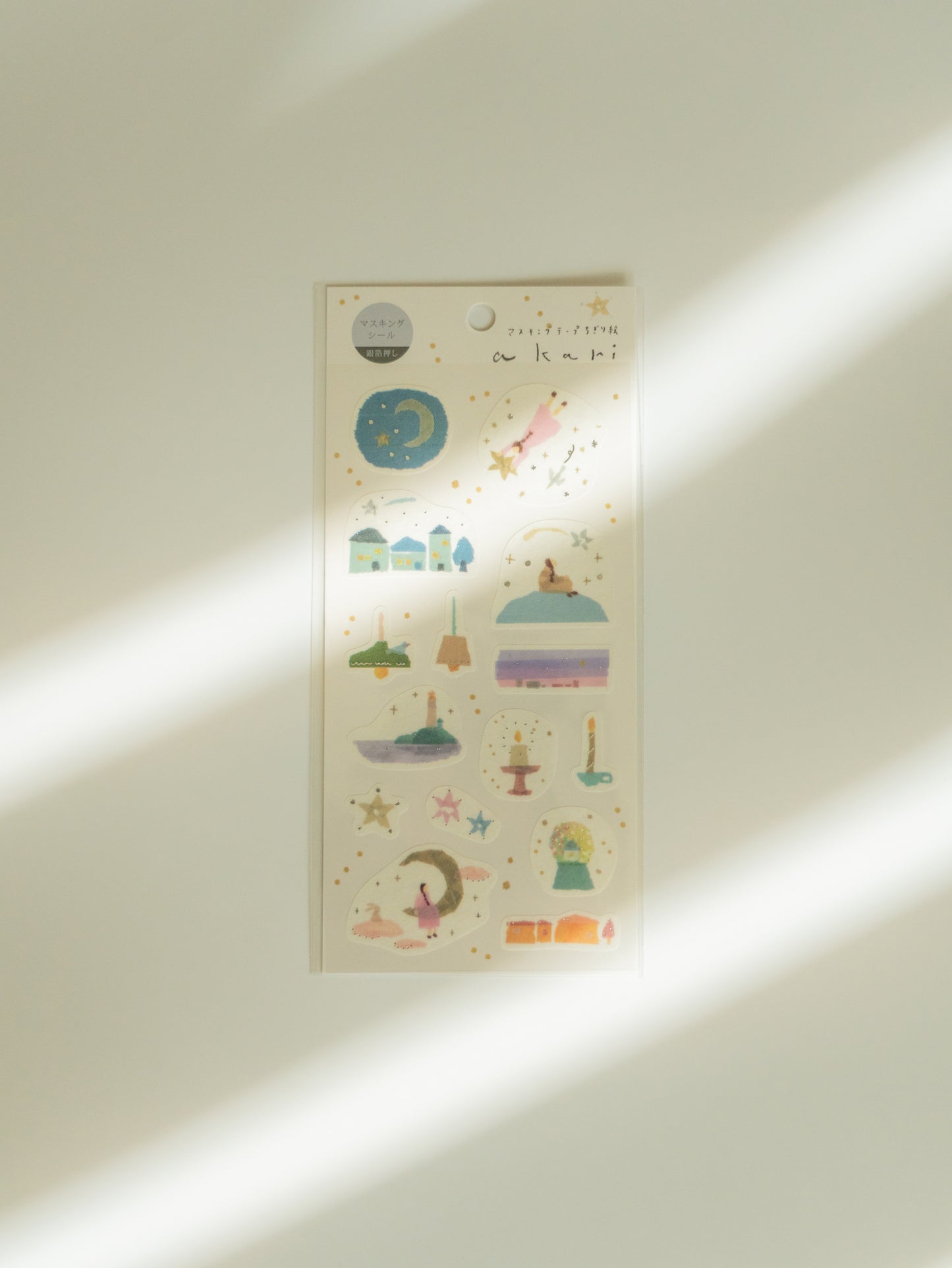 Miki Tamura Washi Sticker Sheet: Akari