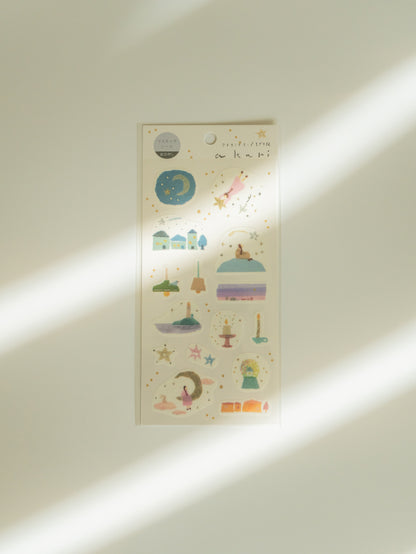 Miki Tamura Washi Sticker Sheet: Akari
