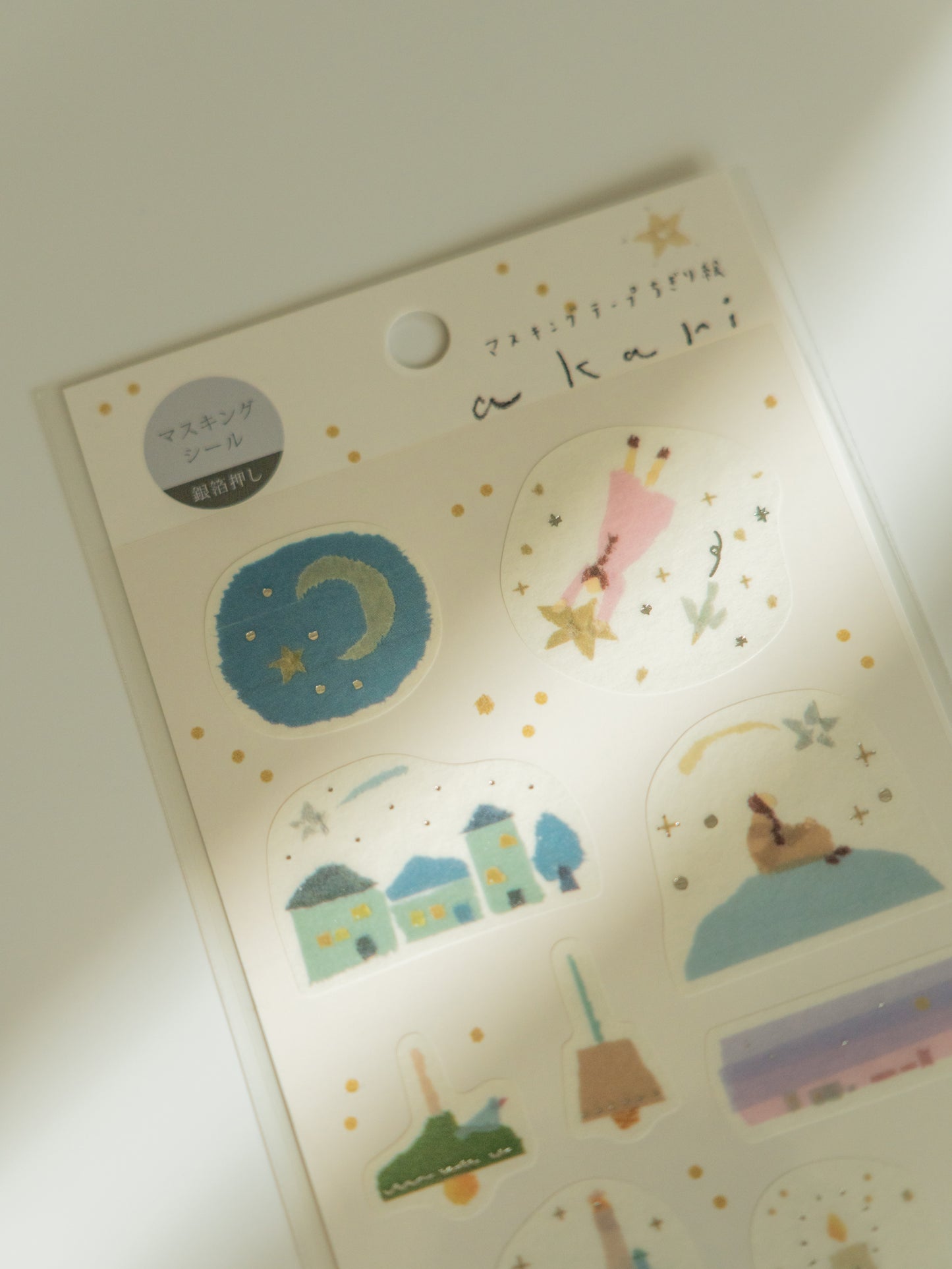 Miki Tamura Washi Sticker Sheet: Akari
