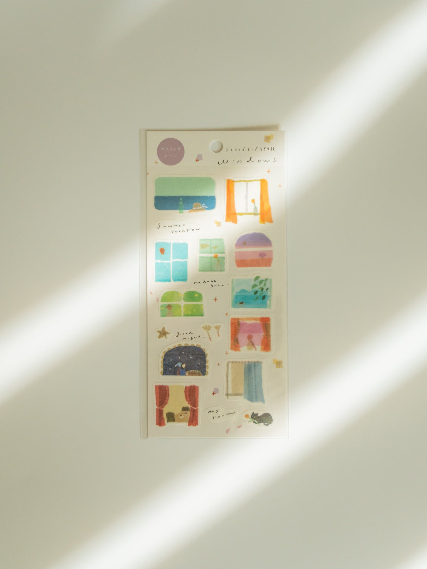 Miki Tamura Washi Sticker Sheet: Windows