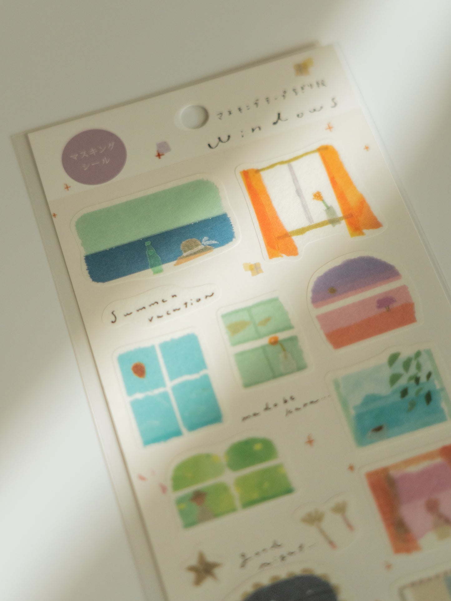 Miki Tamura Washi Sticker Sheet: Windows