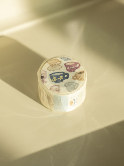 Pion Kiss Cut Washi Tape: Afternoon Tea