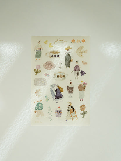 Pion Washi Sticker Sheet: Artsy