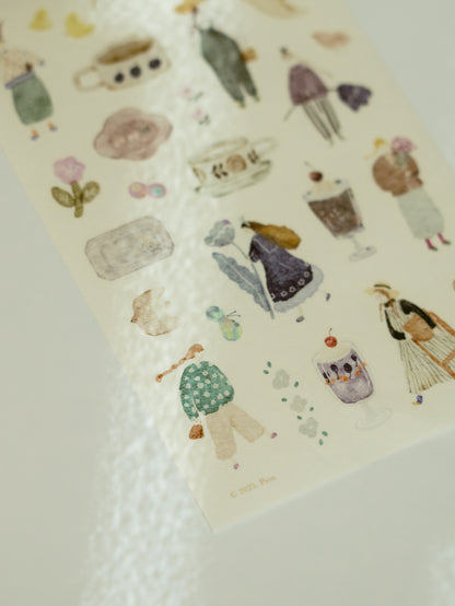 Pion Washi Sticker Sheet: Artsy