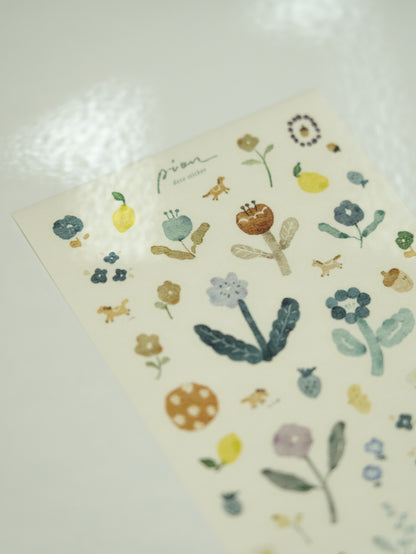 Pion Washi Sticker Sheet: Horse