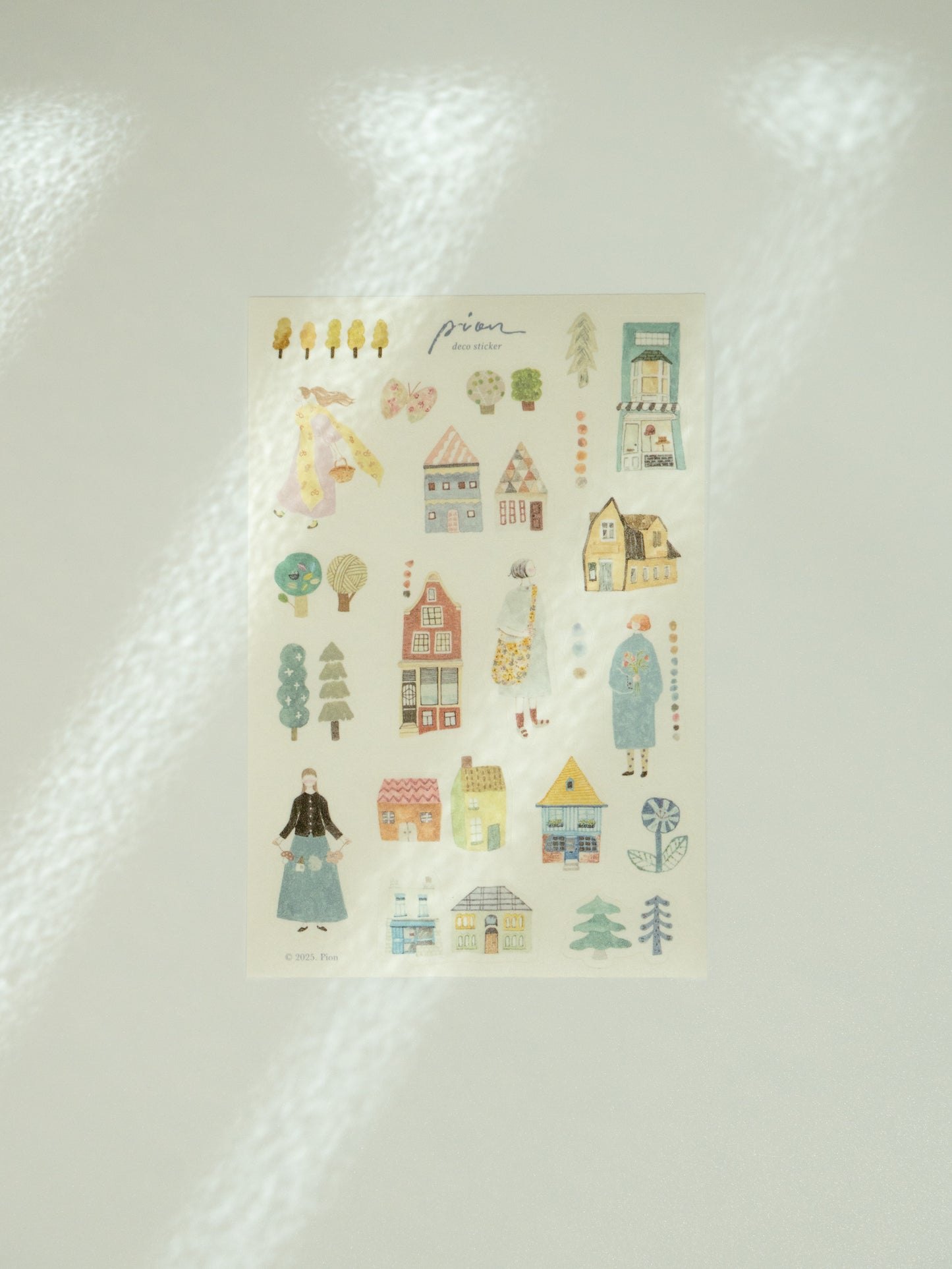 Pion Washi Sticker Sheet: Walk