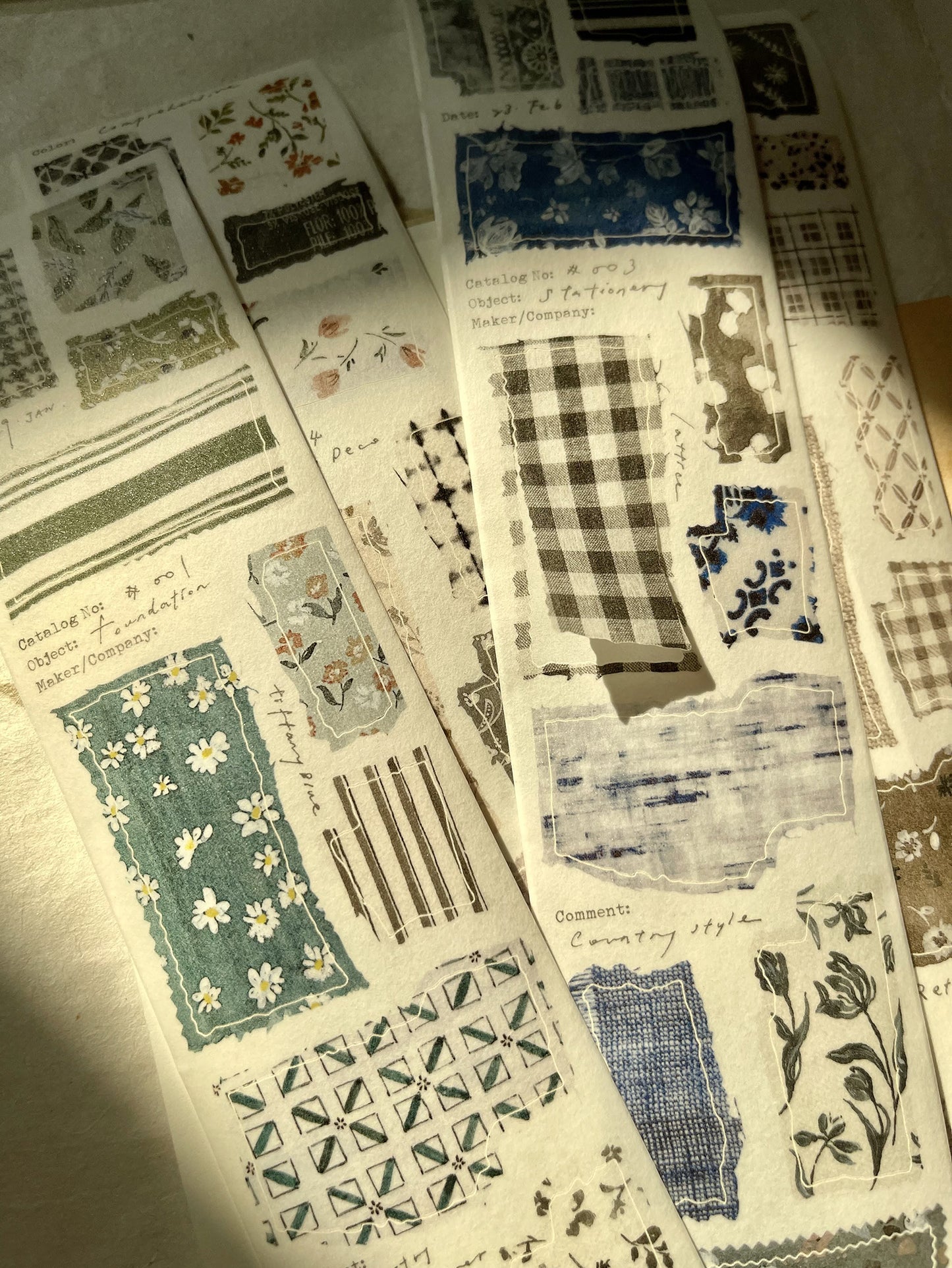 Pion Kiss Cut Washi Tape: Cloth