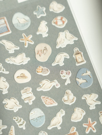Mind Wave Quiet Life Sticker Sheet: Bird