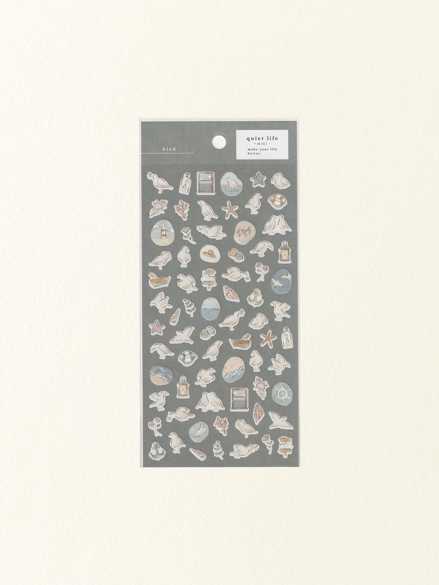 Mind Wave Quiet Life Sticker Sheet: Bird