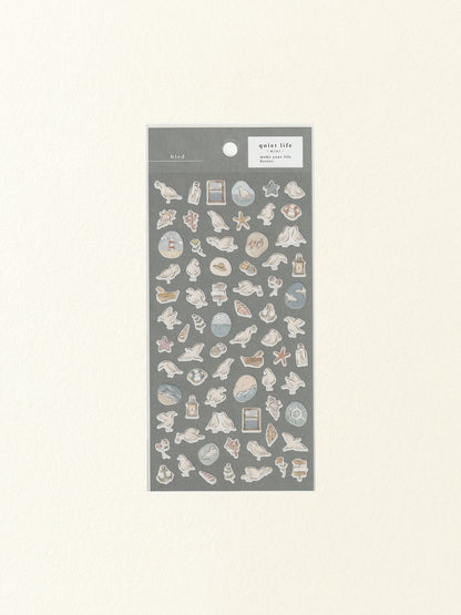 Mind Wave Quiet Life Sticker Sheet: Bird