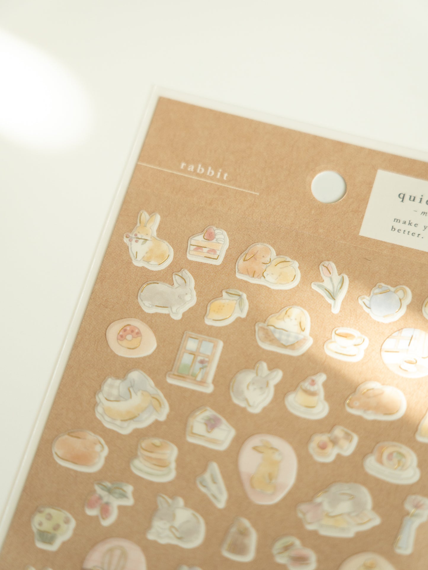 Mind Wave Quiet Life Sticker Sheet: Rabbit