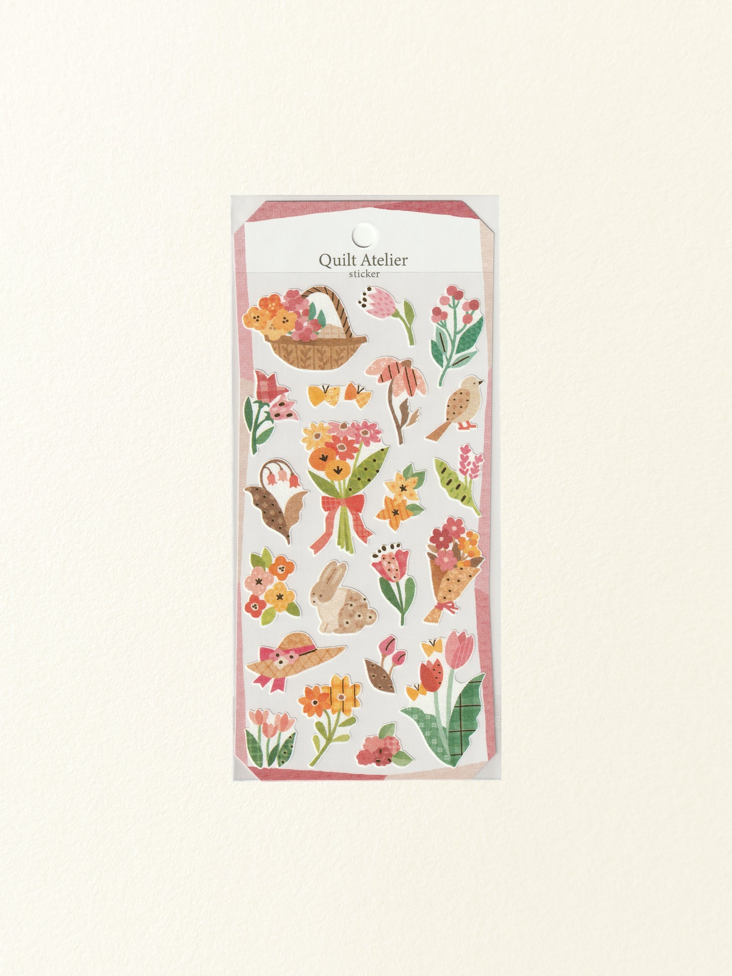 Mind Wave Quilt Atelier Sticker Sheet: Flower Field in the Afternoon