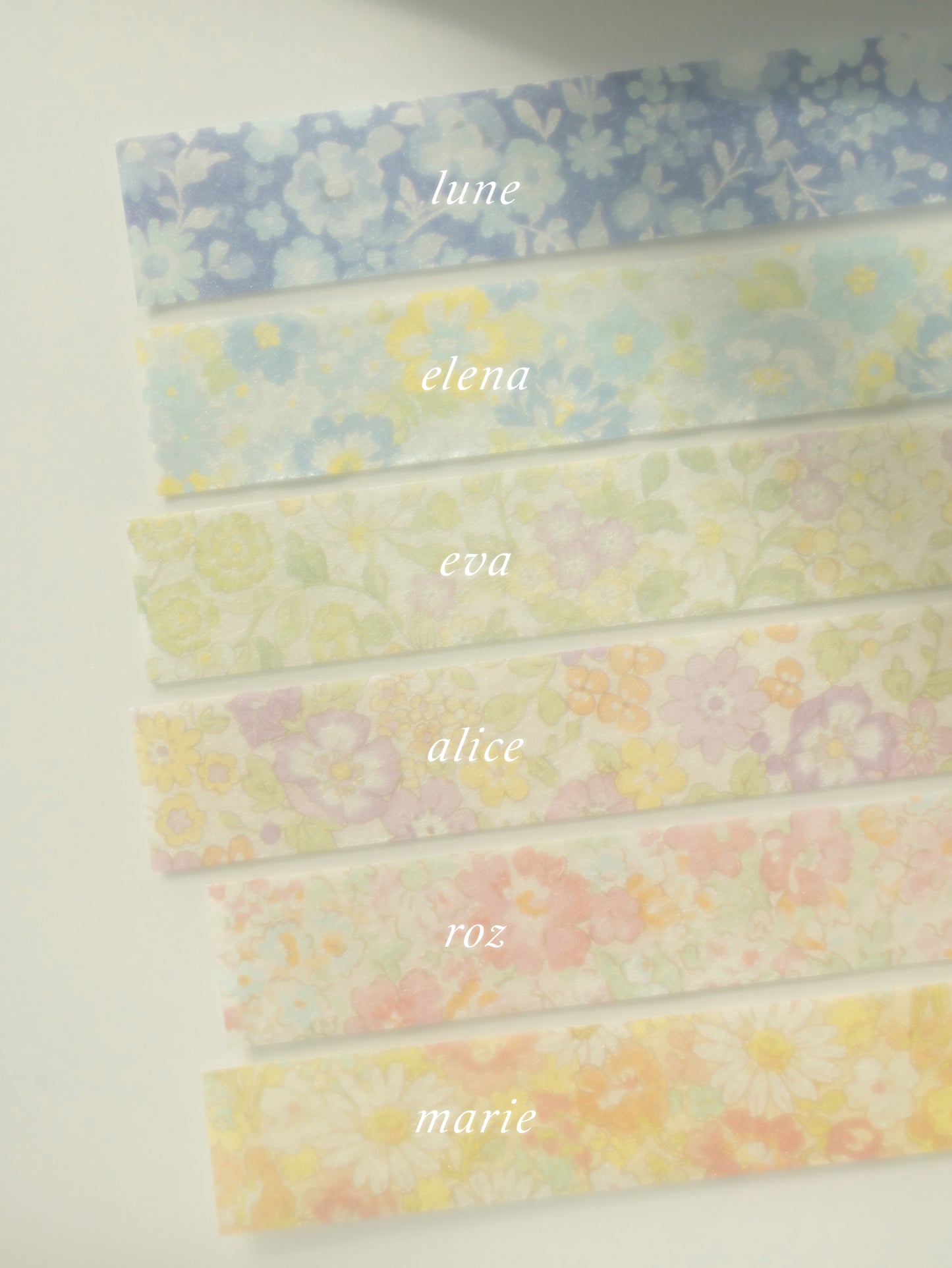 Risette Floral Washi Tape: Alice