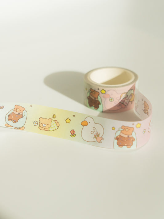 Sleepy Friends Washi Tape