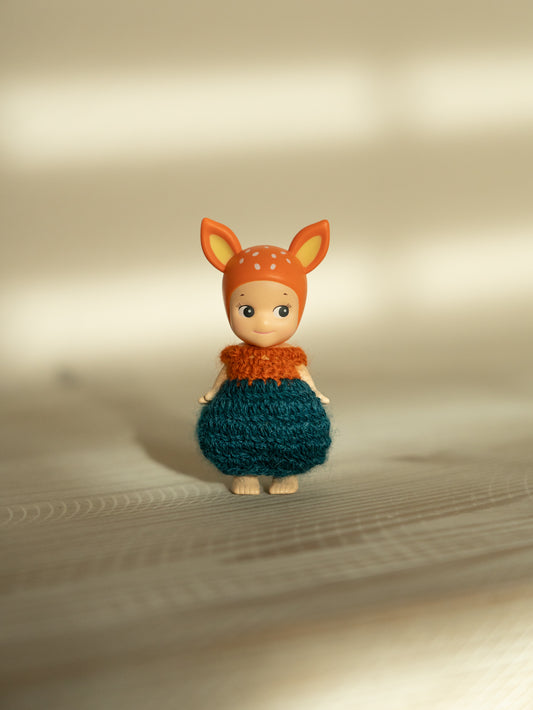 Two-Toned Balloon Dress