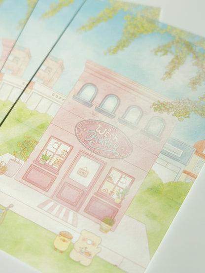 Wish Bakery Art Print