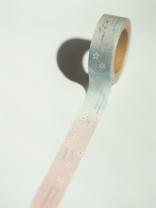 Yohaku Washi Tape: Hazy Spring | Hanagumori