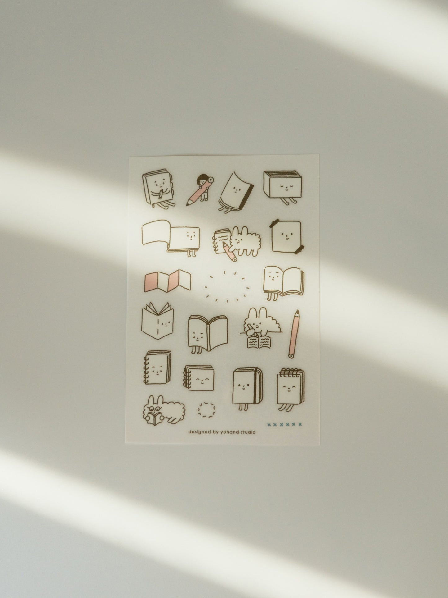 Yohand Studio Print-On Sticker Sheet: Notebooks