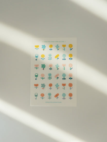 Yohand Studio Print-On Sticker Sheet: Small Flowers