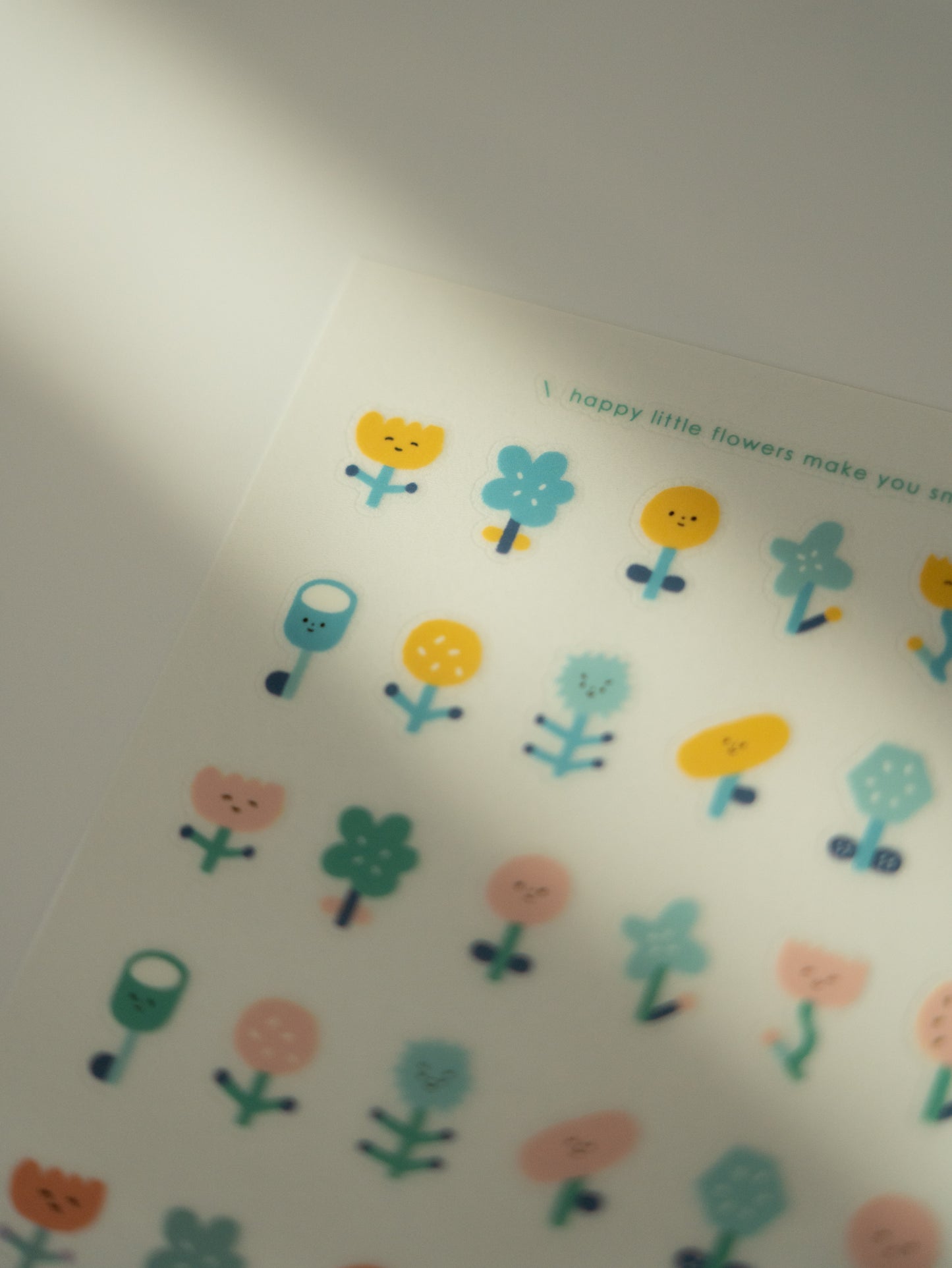 Yohand Studio Print-On Sticker Sheet: Small Flowers