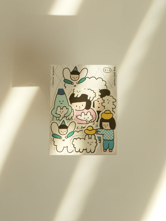 Yohand Studio Sticker Pack 5.1: Dog Dog Clouds